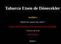 Taburcu Etsen de Dönecekler